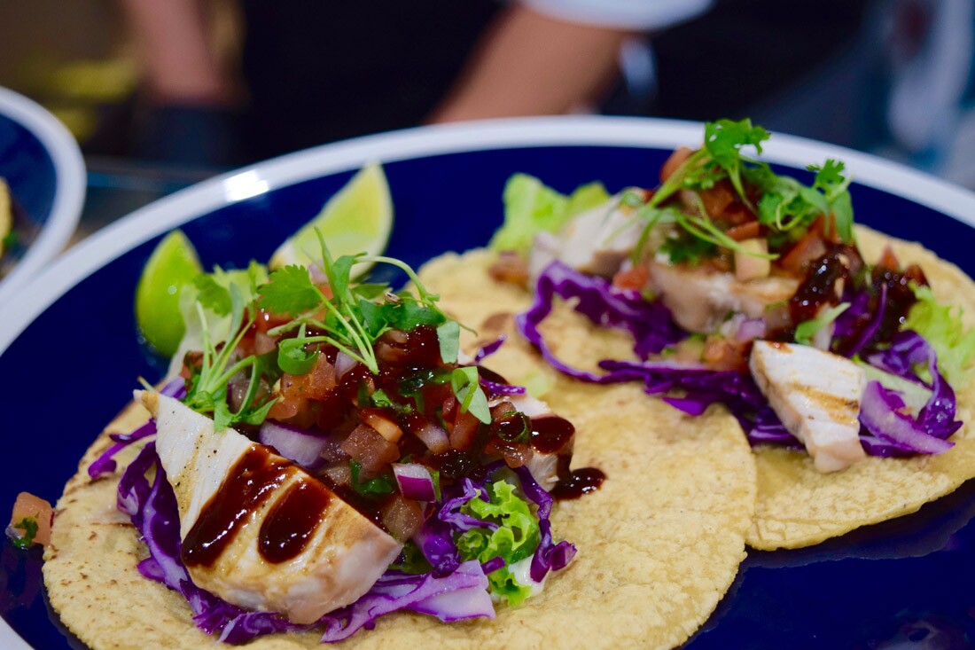 Fish tacos at Holbox