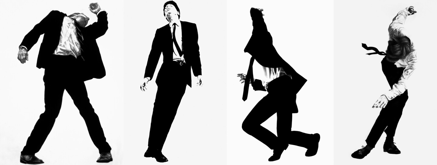 Robert Longo, "Men In The Cities" Compliation. 1979
