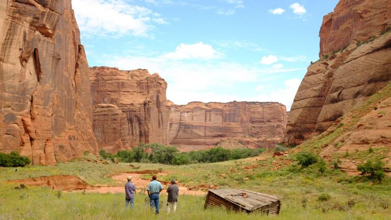 Oscar Bia on Canyon de Chelly