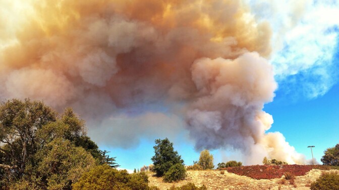 Smoke from a 2013 controlled burn | Photo: Mob Mob, some rights reserved