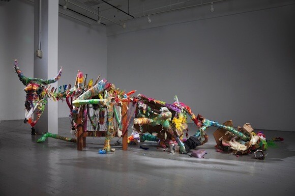 Matthew J. Mahoney, "Tecate Ocotillo y la Vista del Pacifico Clara." An artist in residence, Mahoney's work was featured in the 2015 exhibition "What Remains: Debris and Detritus in Fine Art."