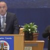 Man at podium during Los Angeles County Coronavirus Update March 27th, 2020