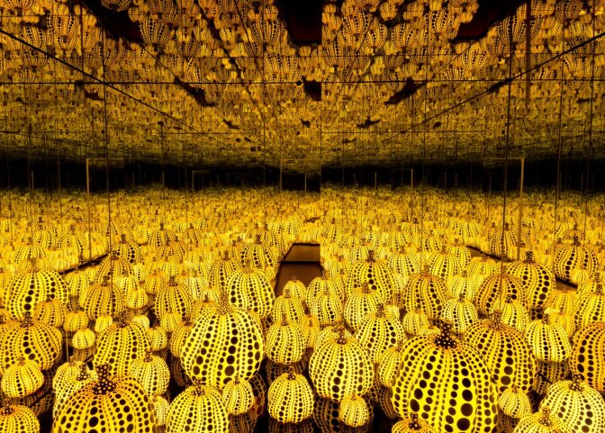 Yayoi Kusama, All the Eternal Love I Have for the Pumpkins, 2016 | Collection of the artist. Courtesy of Ota Fine Arts, Tokyo / Singapore and Victoria Miro, London. © Yayoi Kusama