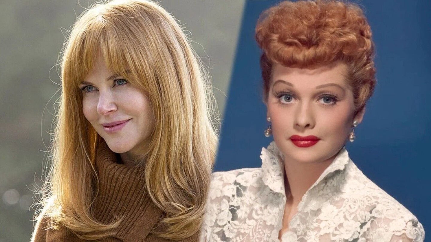 Nicole Kidman portrays Lucille Ball in "Being the Ricardos."