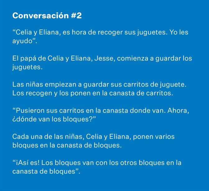Family Math - Sorting - Spanish - Conversation 2