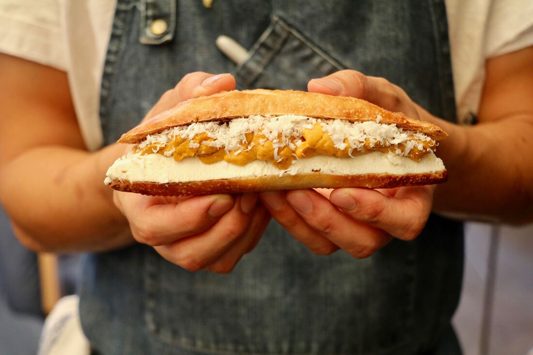Hinoki Bird Uni Baguette | Forked-up
