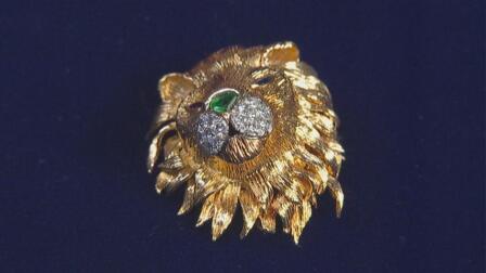 Appraisal: Cartier Lion Brooch, ca. 1960