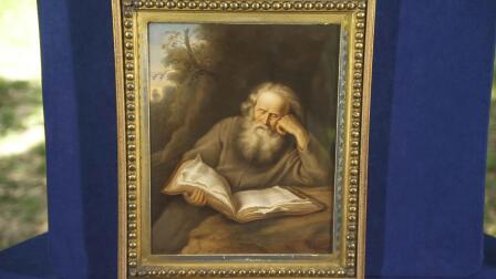 Appraisal: KPM 'The Hermit' Porcelain Plaque, ca. 1900