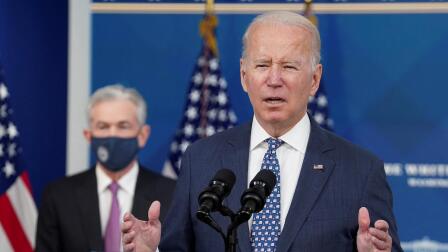 Biden meets with Fed chair to address record inflation