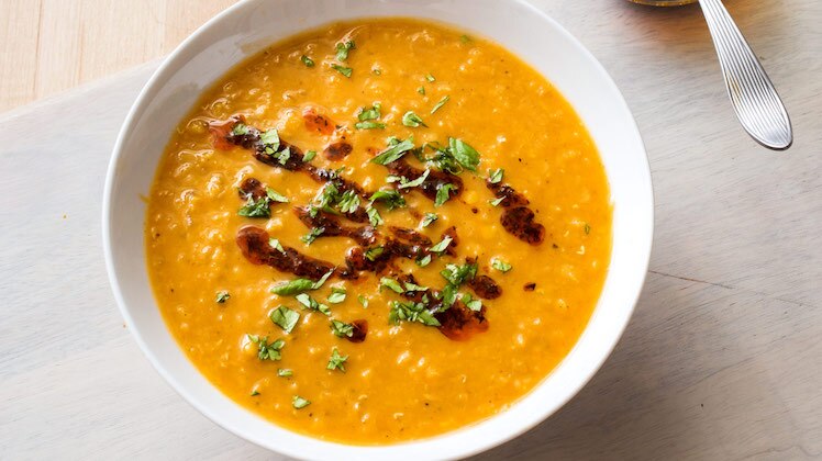 Red Lentil Soup with North African Spices
