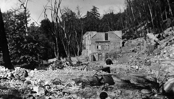 Mount Lowe area after fire. | Courtesy of the Los Angeles Public Library