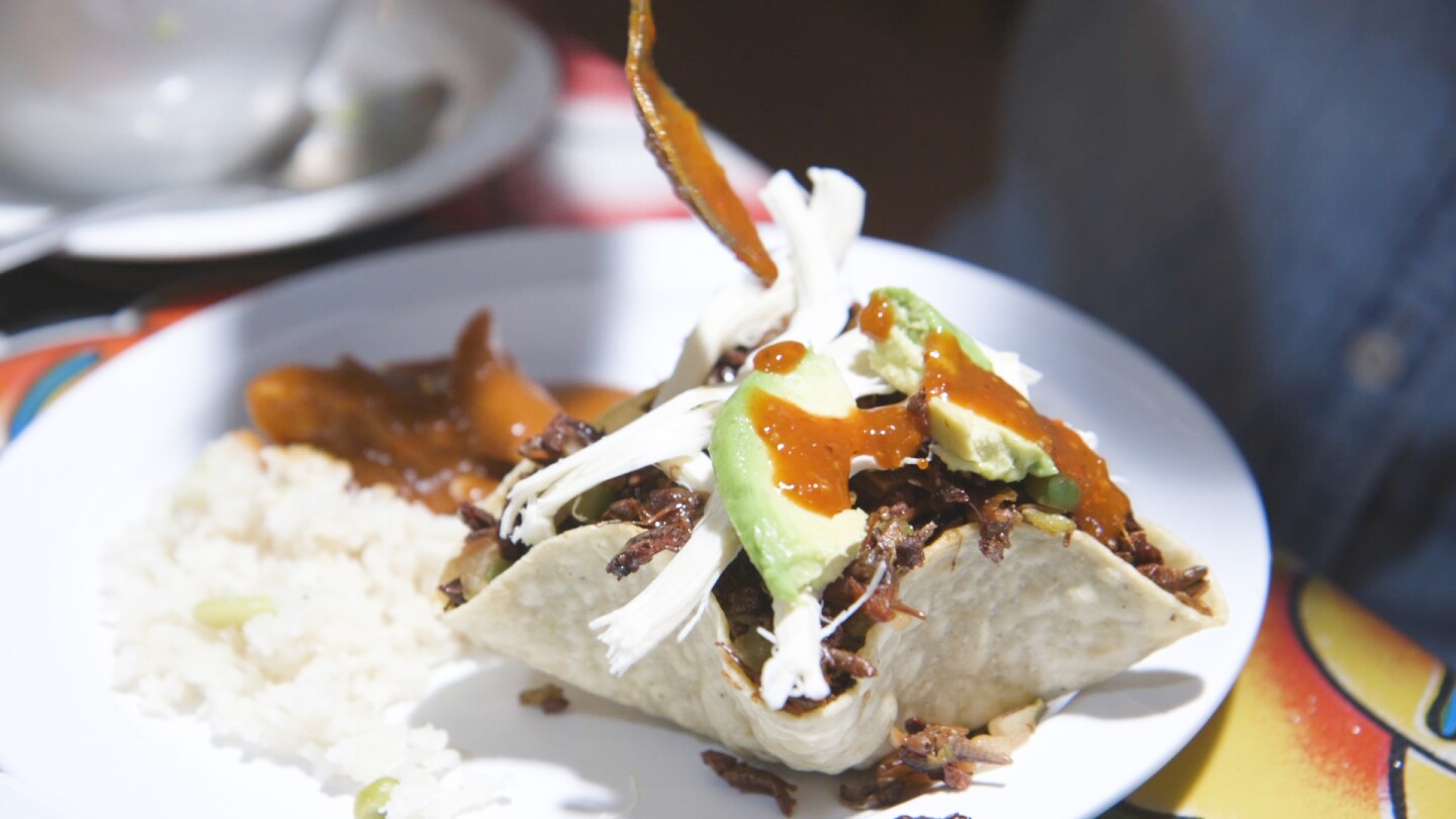 Chapulines a la Mexicana at Guelaguetza | Yubo Wang