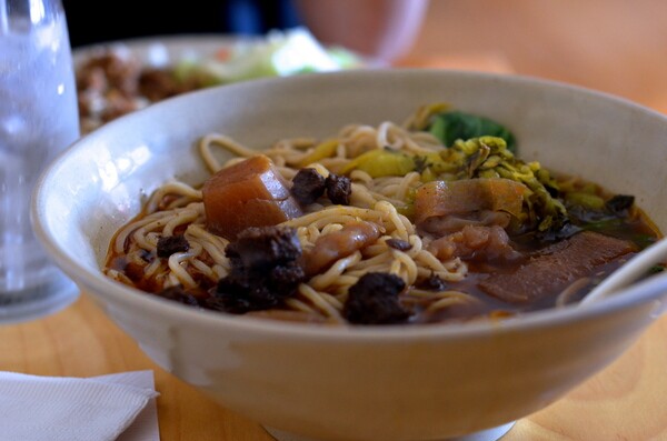 "Beef" noodle soup at Bean Sprouts | Photo by Clarissa Wei