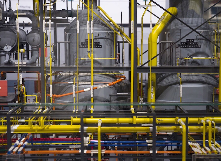 Rio Tinto’s borax processing plant