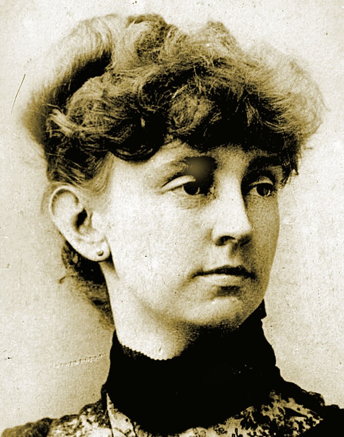 Kate Douglas Wiggin, ca. 1879. Wiggin trained at the Round House to become one of California’s first kindergarten teachers. Best known for her novel Rebecca of Sunnybrook Farm, Wiggin was an advocate of early childhood education. Photograph from Wikimedia