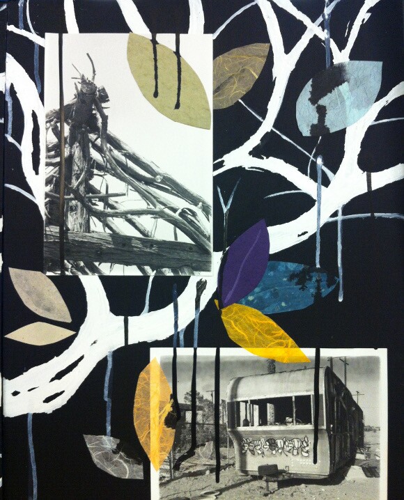 A collage by Miriam Cervantes from her "Salton Sea" series. | Photo: Courtesy of Evelyn Serrano.