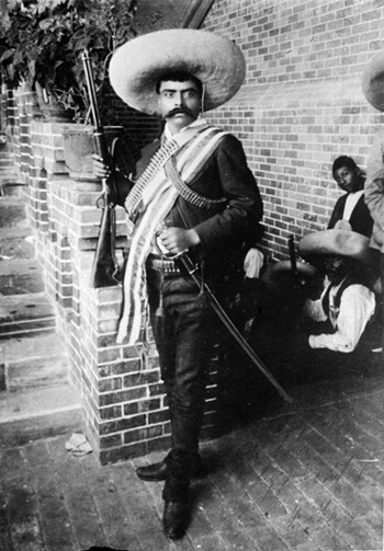Hugo Brehme, "Emiliano Zapata," Cuernavaca, Morelos, May 1911. Fondo Casasola, SINAFO - Fototeca Nacional del INAH, # 63464.