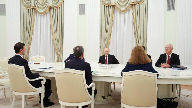 Witkoff, Kushner meet with Putin for talks to end war