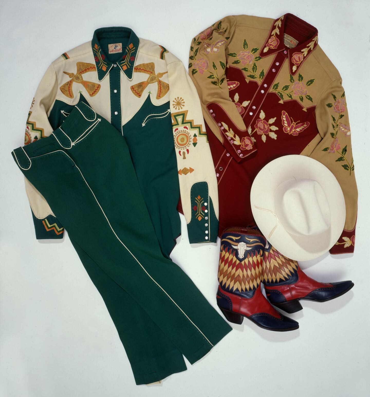 Gene Autry's fanciest stage outfits included these examples made by Rodeo Ben | Courtesy of the Autry Museum of the American West