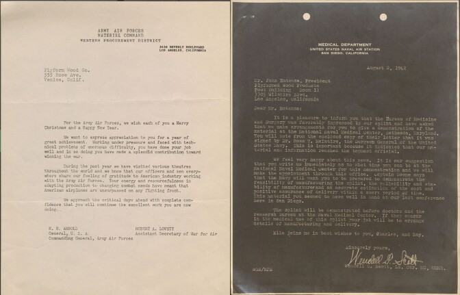 Letters from the Charles and Ray Eames Papers, Prints and Photographs Division, Library of Congress