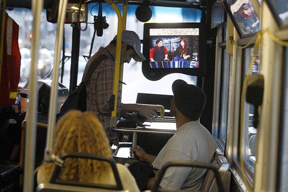 Transit TV on Metro Bus