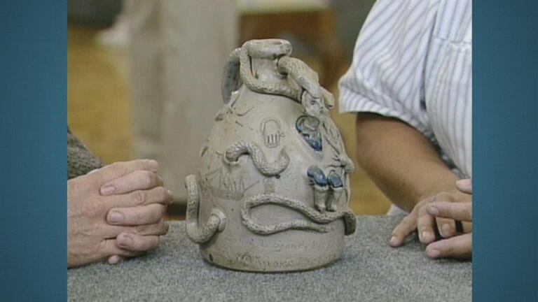 Appraisal: 1870 J.L. Stone Limestone Temperance Jug