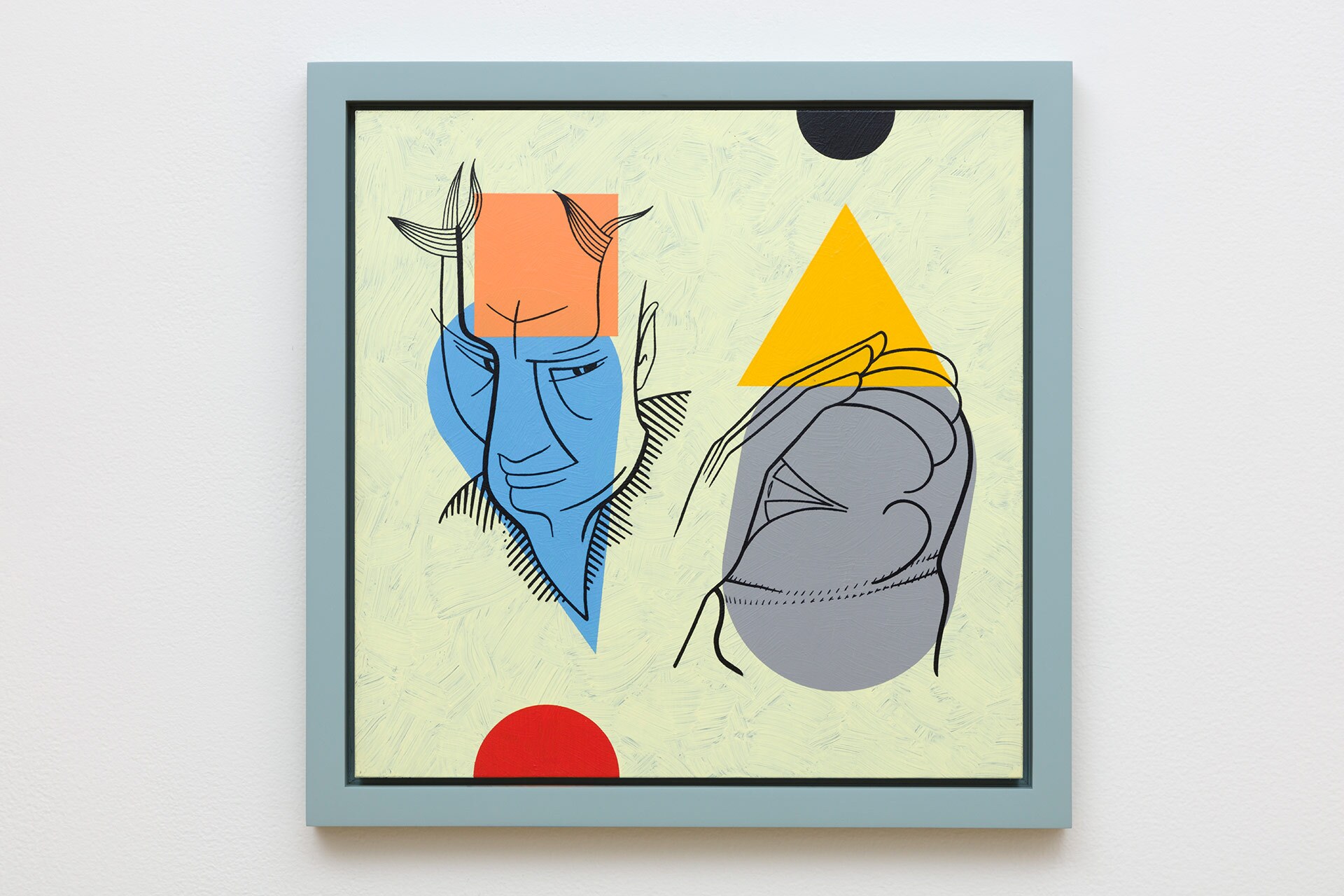 Don Suggs “The Same Clay,” 2018. Oil, acrylic and ink on plywood | © Don Suggs, Courtesy of L.A. Louver, Venice, California