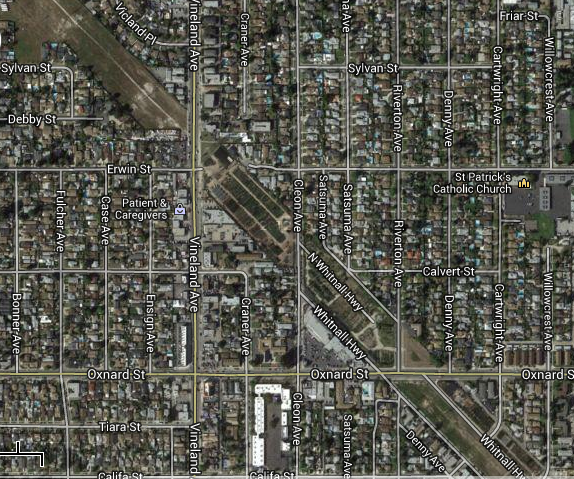 The proposed path of the Whitnall Highway is still visible from satellite views