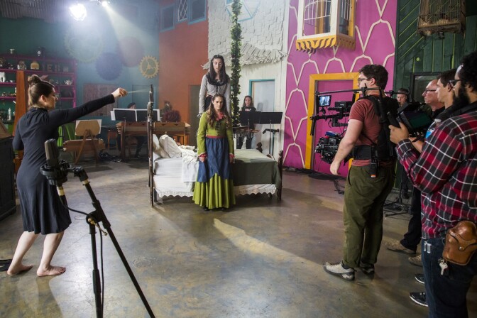 Filming episode seven of "Vireo." | Bernie Wire