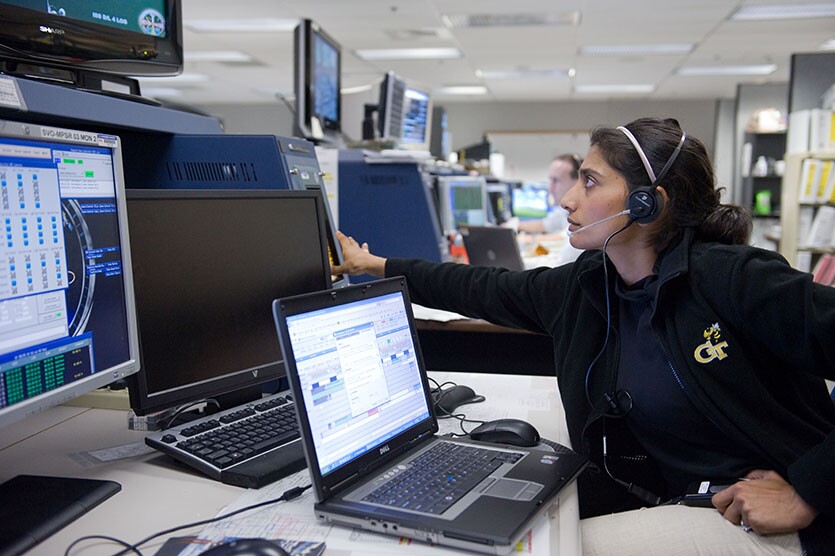 In Mission Control Center (Houston, TX) as the Assembly Video Engineer for the International Space Station. | NASA Science/Solar System Exploration