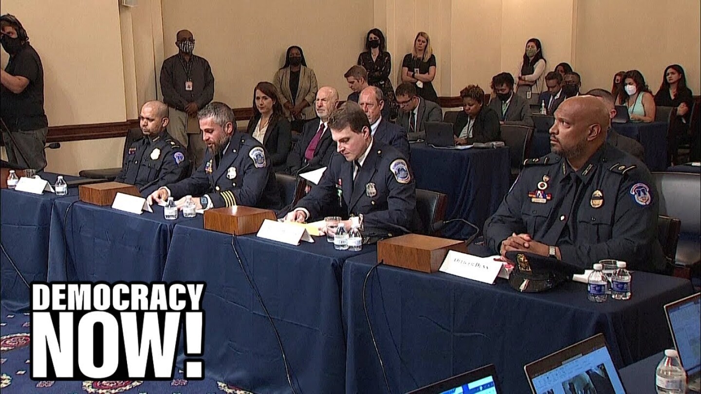 Four police officers defending the U.S. Capitol on Jan. 6 make their testimony.