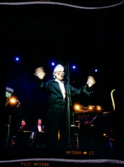 Performing at the Royal Festival Hall. Photo from www.davidaxelrodmusic.com