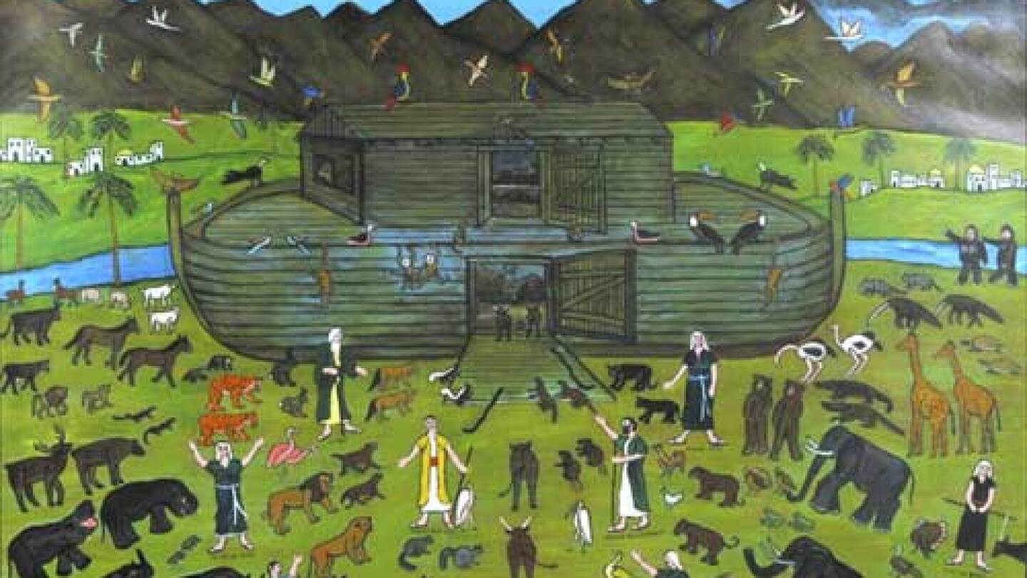 Painting of Noah's ark
