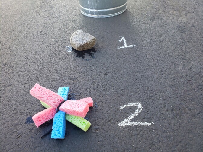 family math activity kids sponge bomb