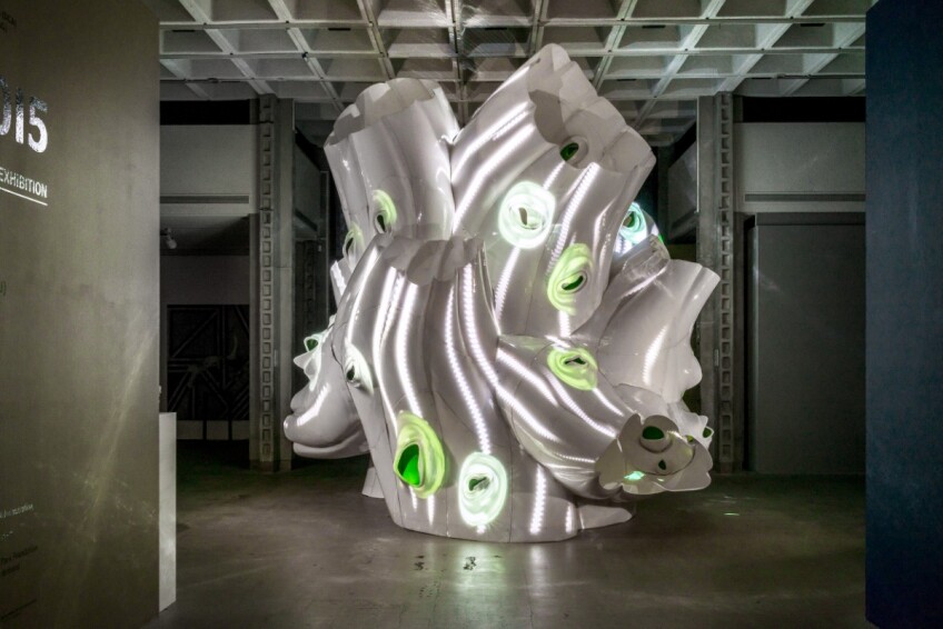 Baumgartner and Uriu's COLA exhibit | Courtesy of BplusU