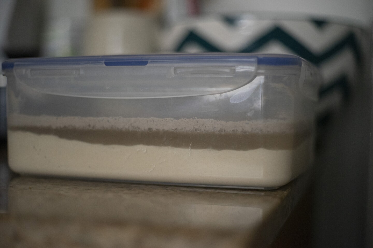 Cross-section of Injera batter during fermentation I Comfort Azubuko
