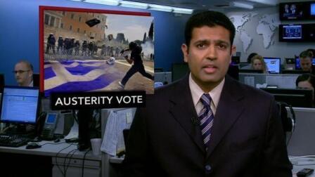 News Wrap: Greece Endorses New Austerity Measures Amid...