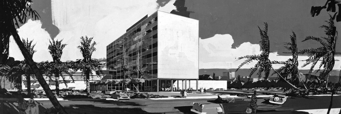 Parker Center (1952 rendering)