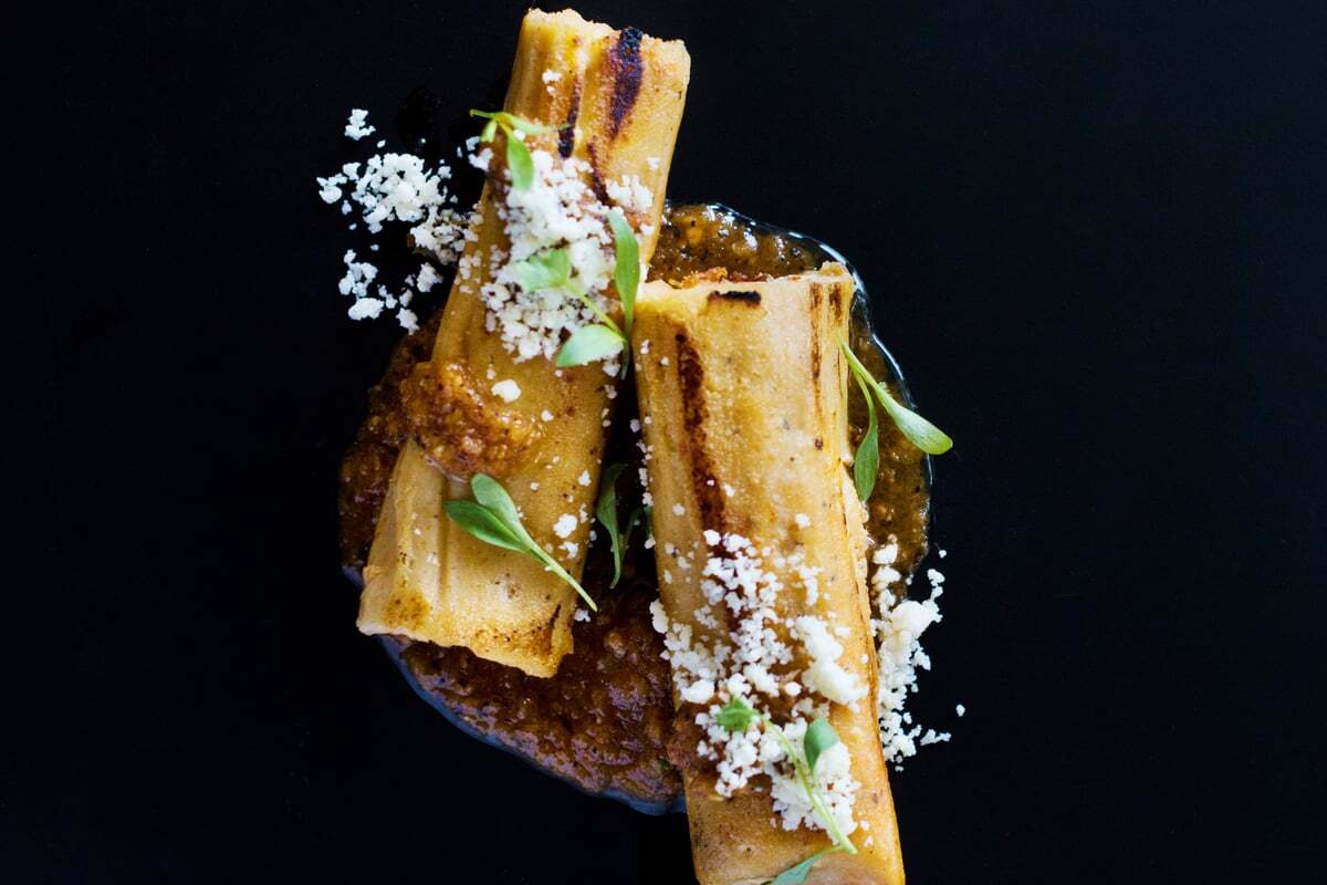 Ray Garcia's Lamb Neck Tamal from Broken Spanish | Courtesy of Life & Thyme