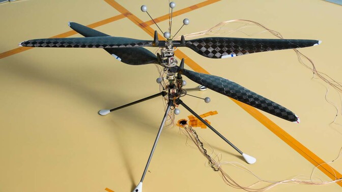 A prototype Mars Helicopter | NASA/JPL-Caltech