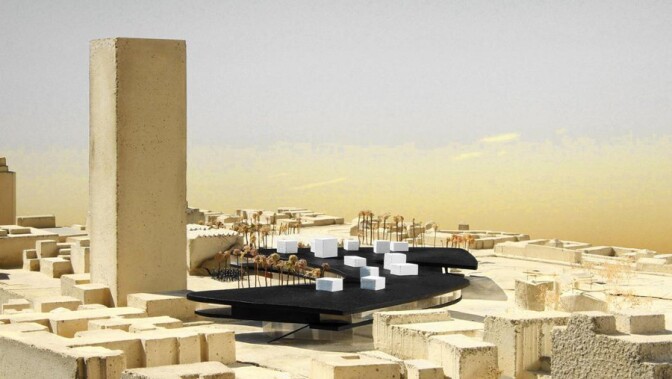 An updated rendering of LACMA's future design by architect Peter Zumthor, 2015. The plan for the museum has seen many revisions. | Image: Atelier Peter Zumthor & Partner.