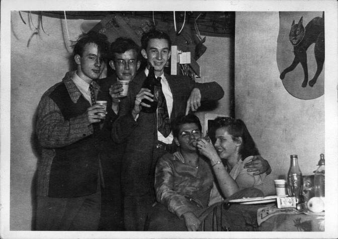 Jim Kepner's science fiction fan group, circa 1940-55.