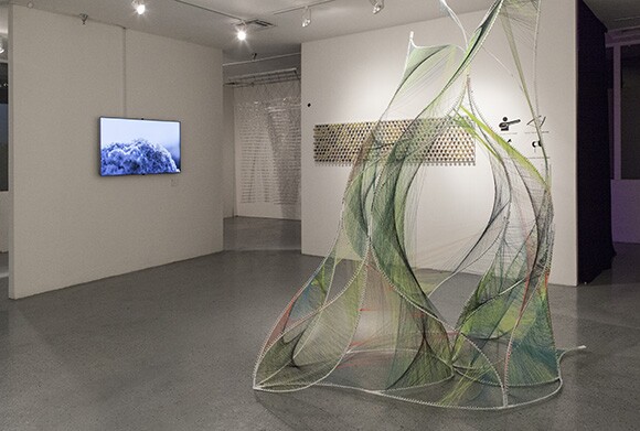Installation view, Blindspot Initiative, Keystone Gallery, 2014. | Photo: Mark C. Harvey/Fluxion.net.<br />