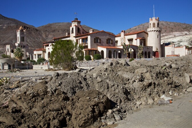 Scotty's Castle After Thousand-Year Flood - Death Valley, CA - 2015