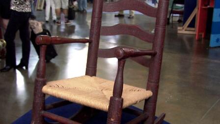 Appraisal: Child's Slat Back Rocking Chair, ca. 1780