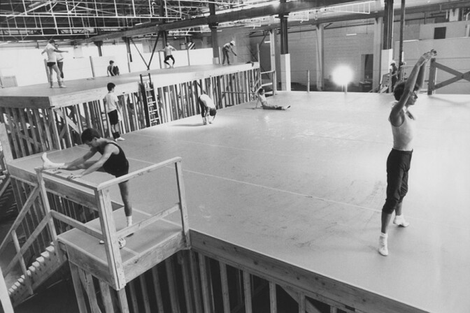 "Available Light" rehearsal. | Photo: Garry Winogrand. © The Estate of Garry Winogrand, courtesy Fraenkel Gallery, San Francisco.