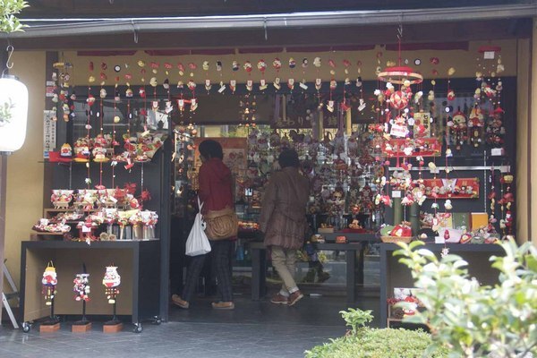 Shops along the road