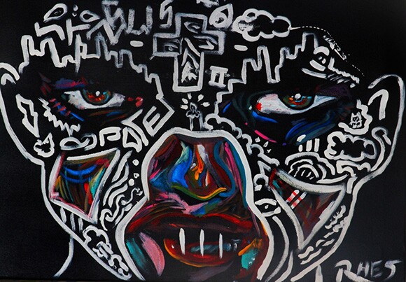 Painting by Ryan Hester. | Photo: Courtesy of the artist.
