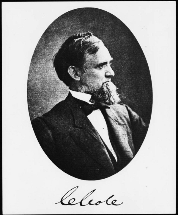 A portrait of a middle-aged Cornelius Cole. Courtesy of the USC Libraries - California Historical Society Collection.
