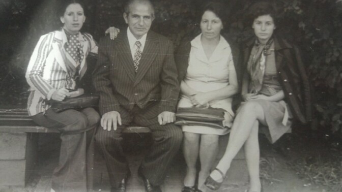 Authors mother, her sister, her father, and her mother in Yerevan in the 70s | Courtesy of the author